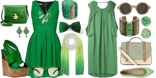 Зеленое Платье С Чем Носить Фото