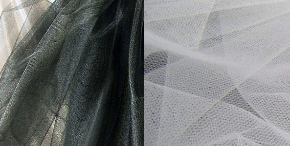 Ткань сетка черного и белого цвета