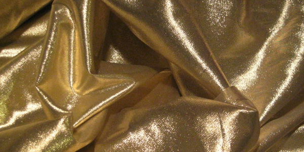 Ткань ламе с золотым переливом
